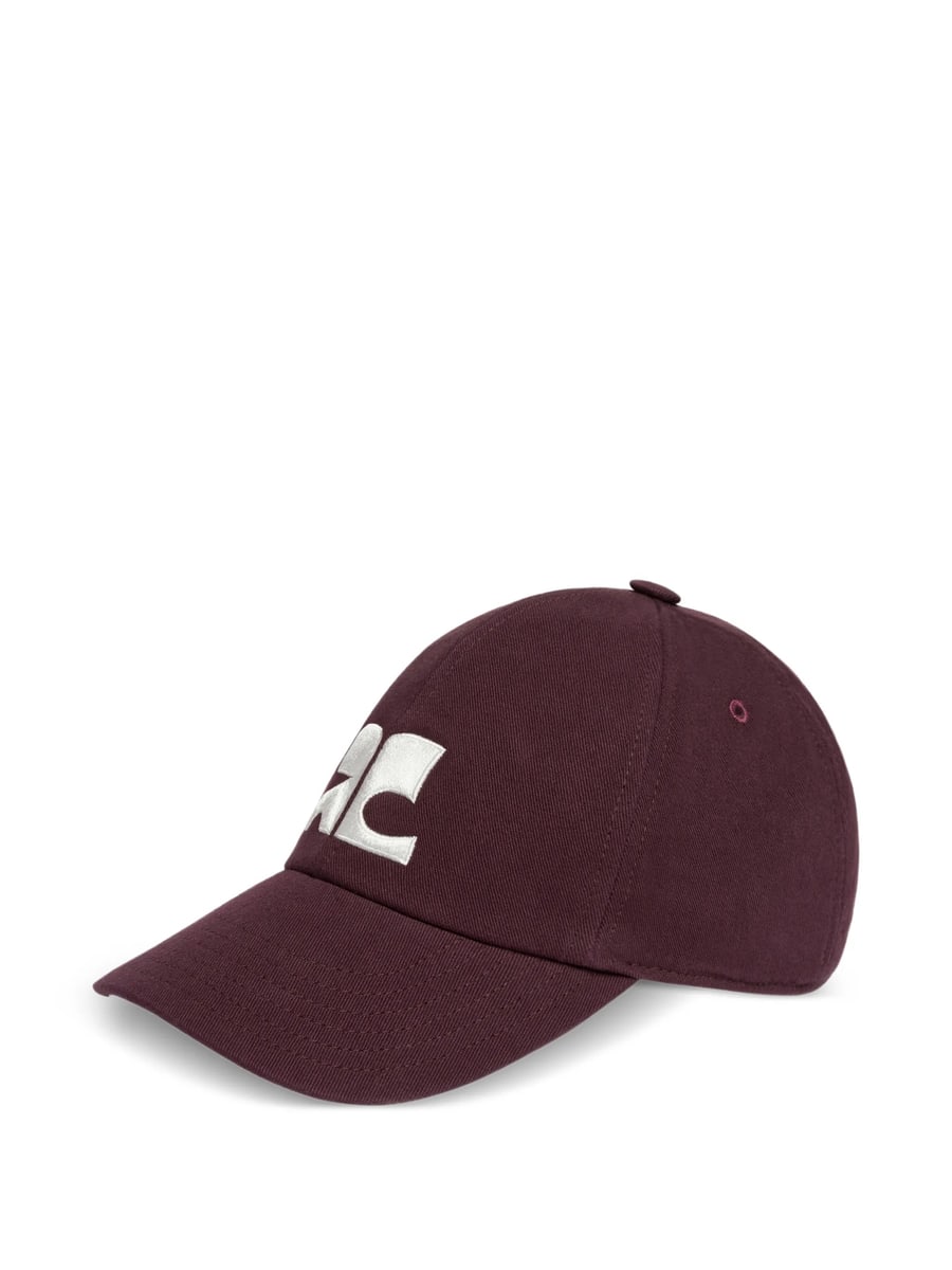 Courrèges Courrèges AC-logo Cotton Cap, view 2