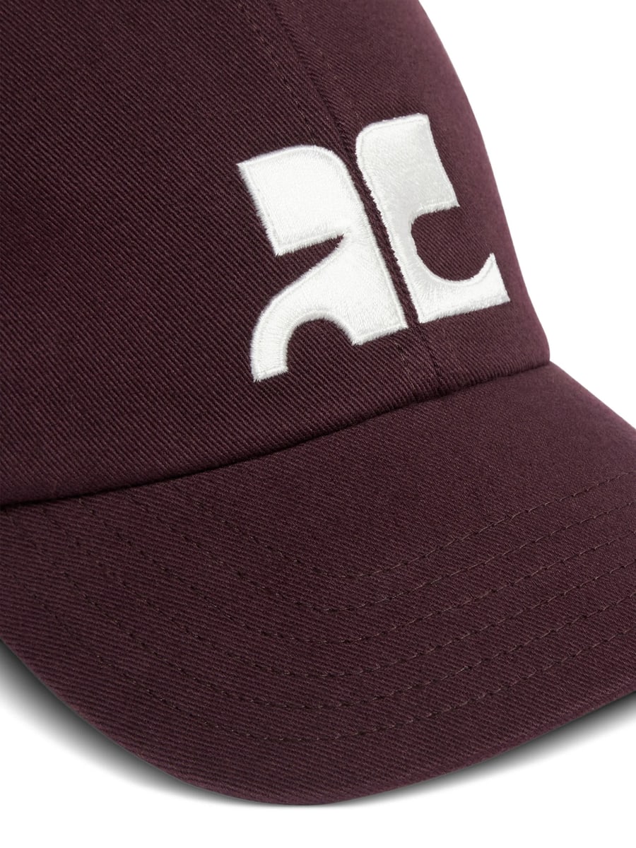 Courrèges Courrèges AC-logo Cotton Cap, view 4