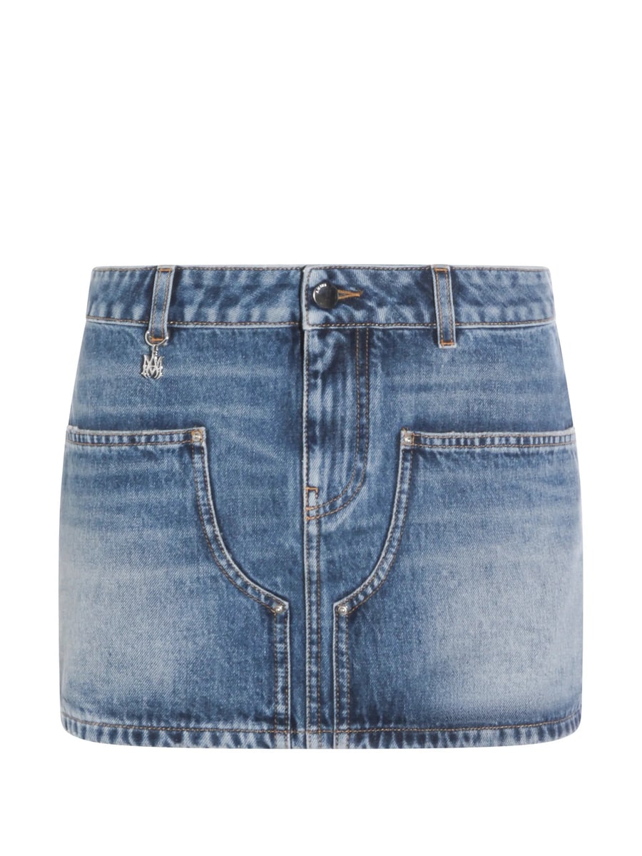 Amiri Amiri Denim Carpenter Mini Skirt