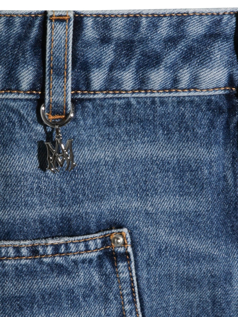 Amiri Amiri Denim Carpenter Mini Skirt, view 2