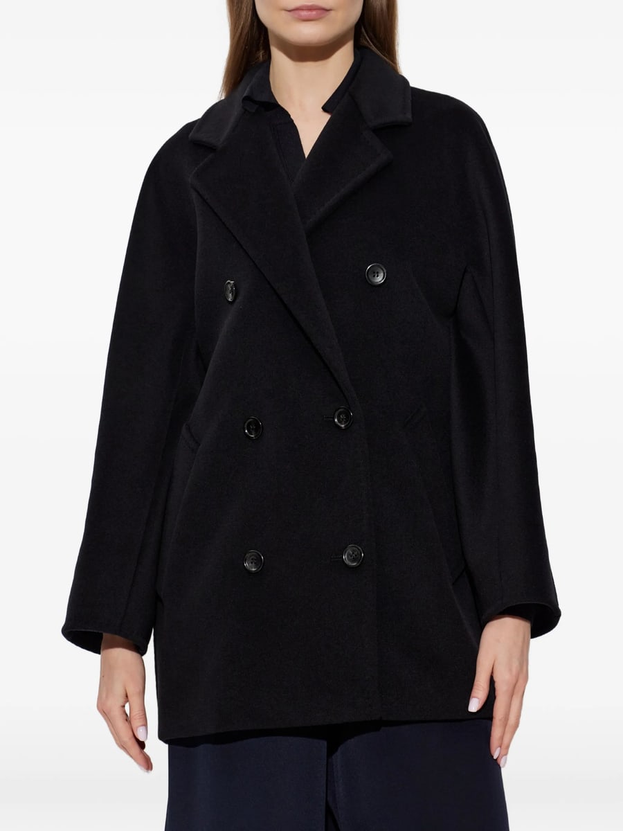 Max Mara Max Mara Rebus Notch-lapel Double-breasted Coat, view 5