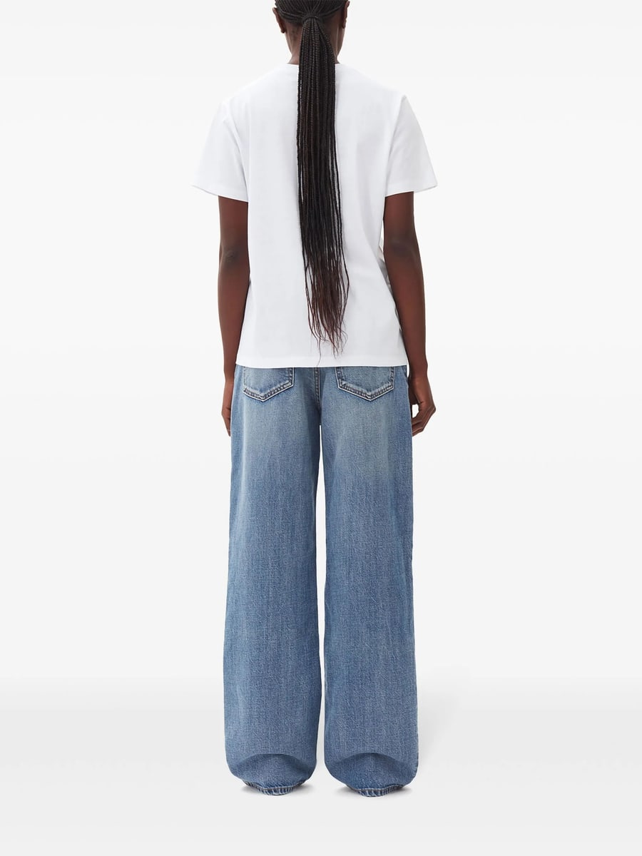 Ganni Ganni Basic Jersey Cherry Relaxed T-shirt, view 3