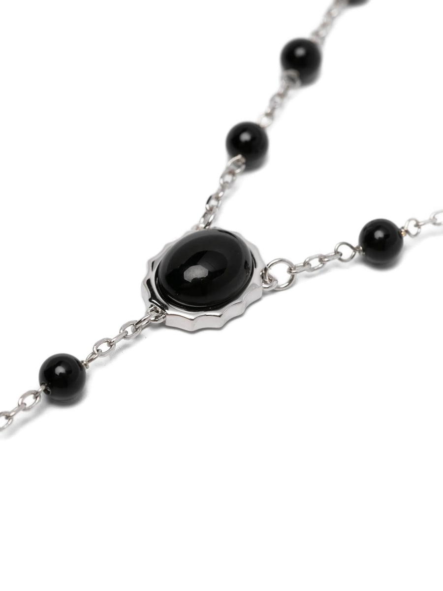 Darkai Darkai Inferno Beaded Cross-pendant Necklace, view 3