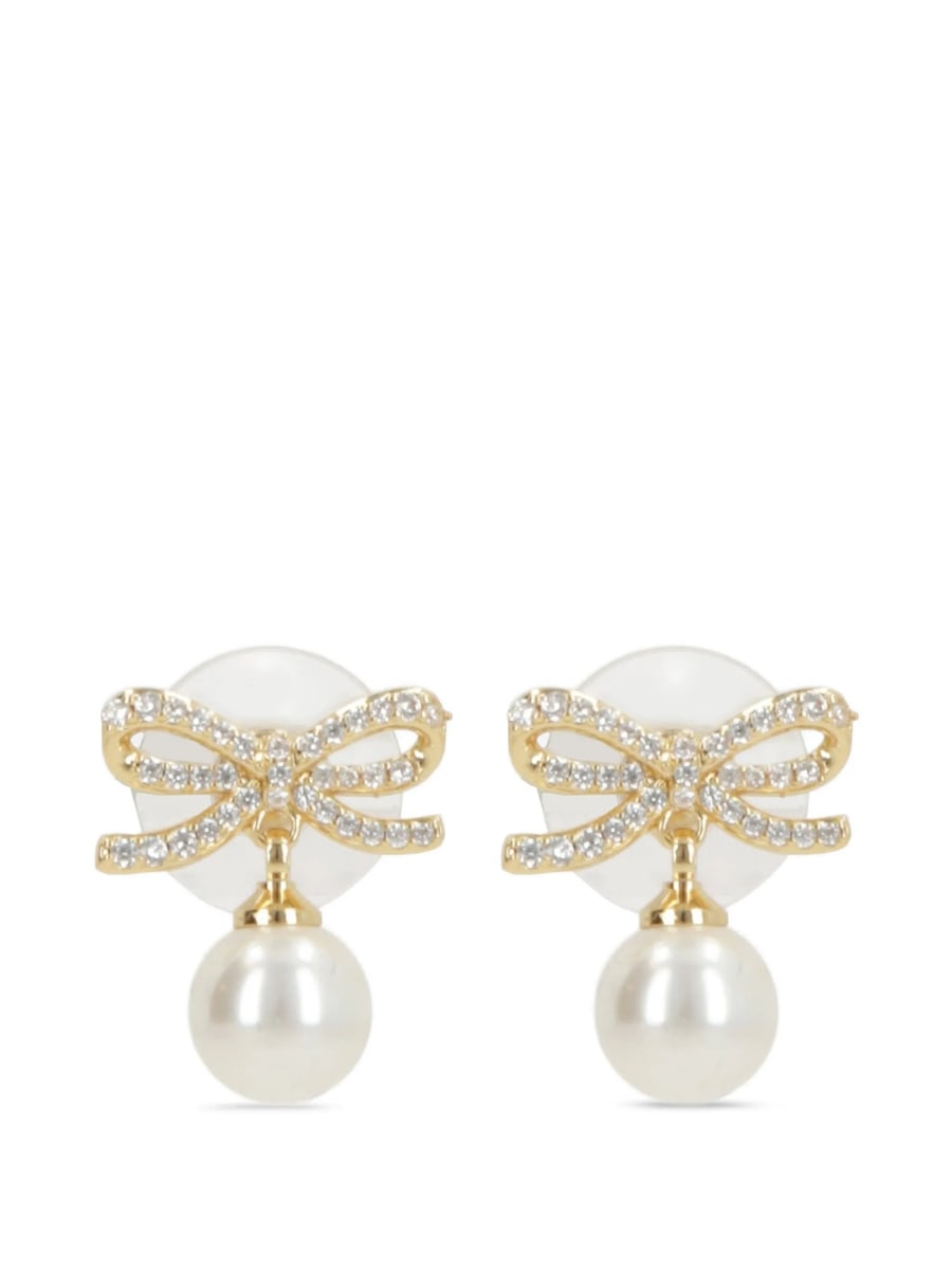 self-portrait Self-portrait Bow Faux-pearl Earrings