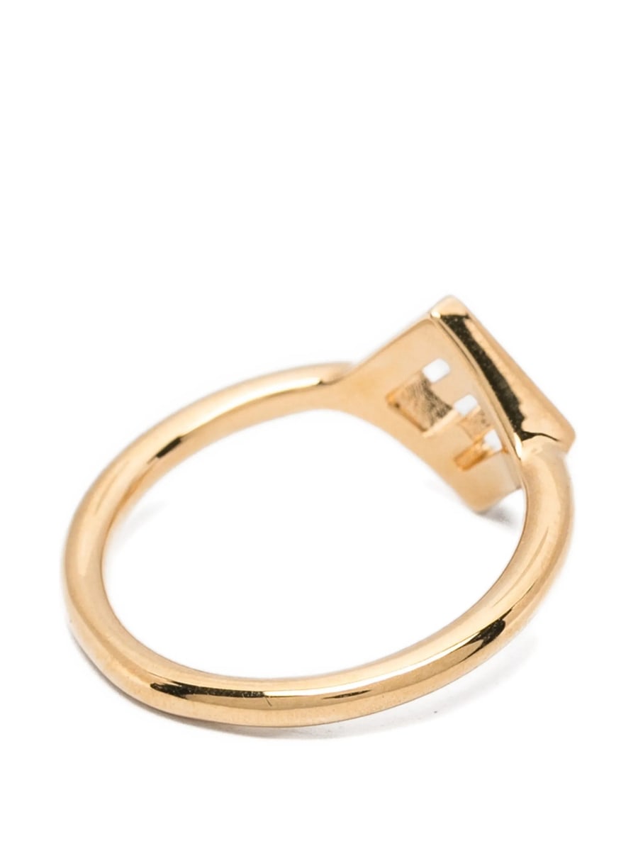 Fendi Fendi Forever FF-logo Ring, view 3