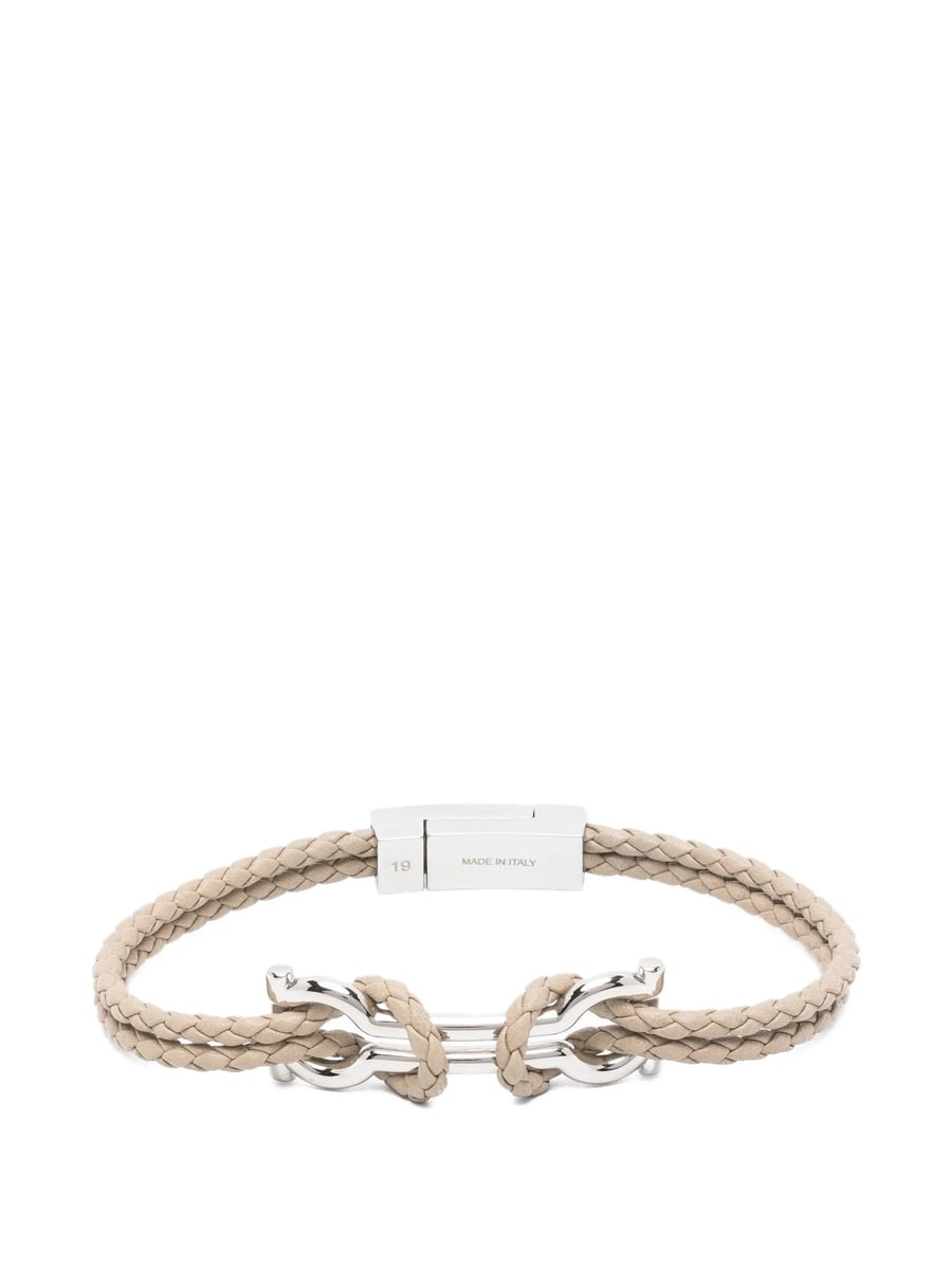 Ferragamo Ferragamo Gancini Cord Bracelet