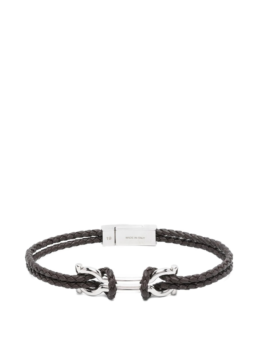 Ferragamo Ferragamo Gancini Braided Bracelet