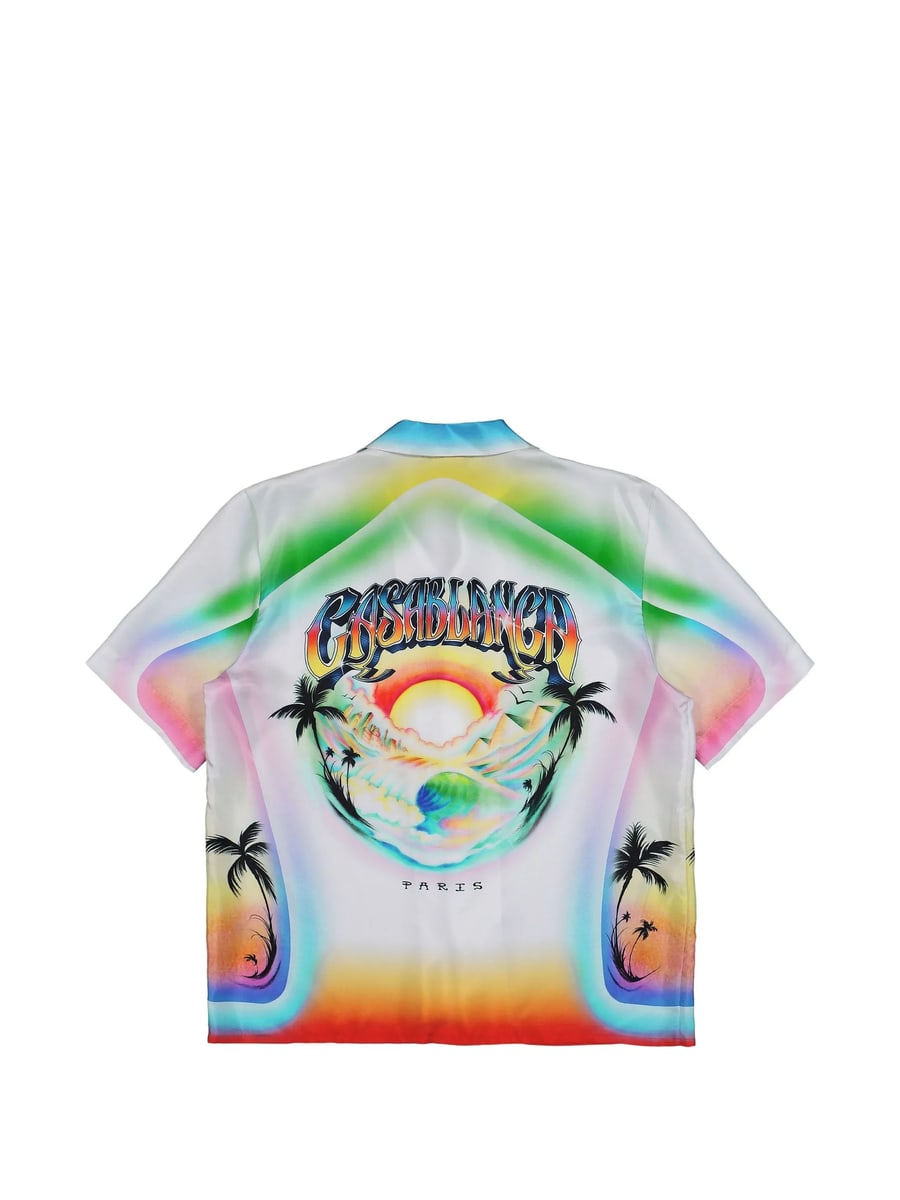Casablanca Casablanca Airspray Logo-print Shirt, view 3