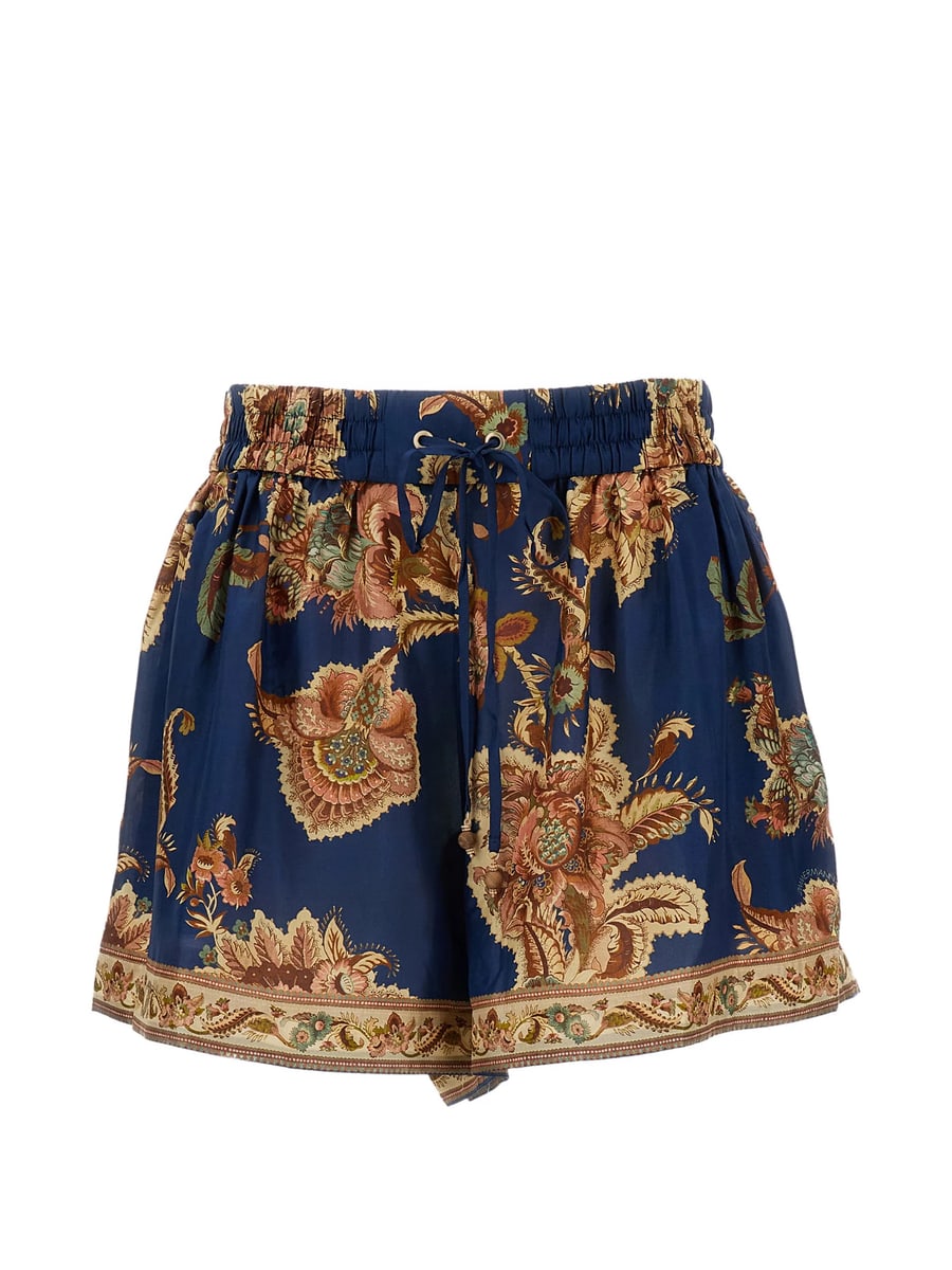 Zimmermann Zimmermann Aster Floral-print Shorts