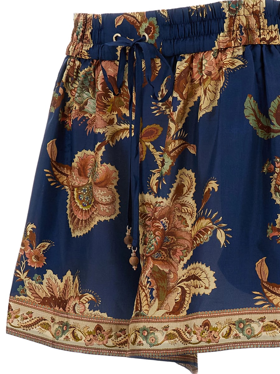 Zimmermann Zimmermann Aster Floral-print Shorts, view 3
