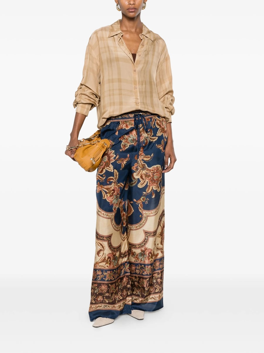 Zimmermann Zimmermann Aster Floral-print Drawstring Trousers, view 5