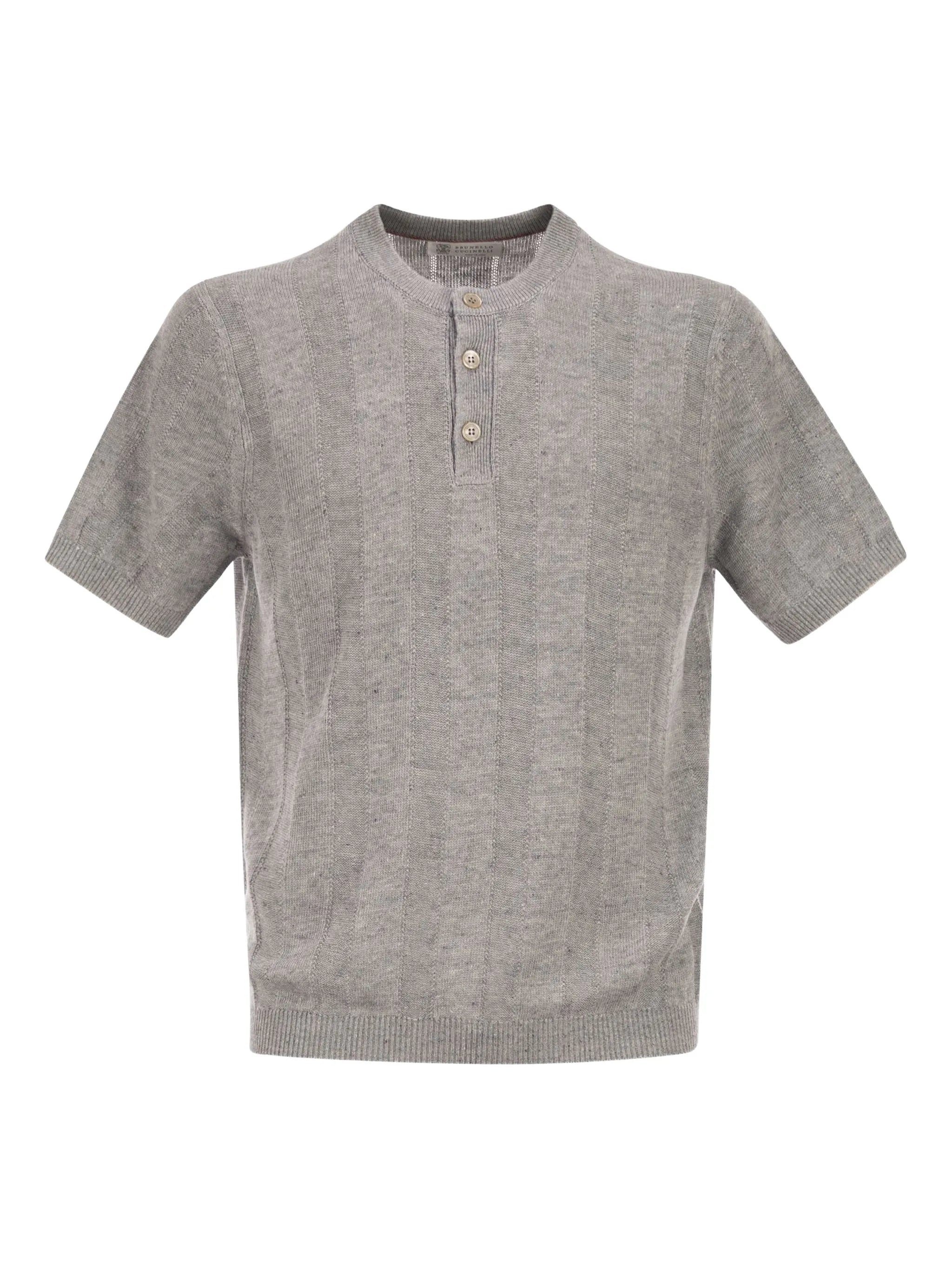 Brunello Cucinelli Brunello Cucinelli Ribbed-collar Polo Shirt