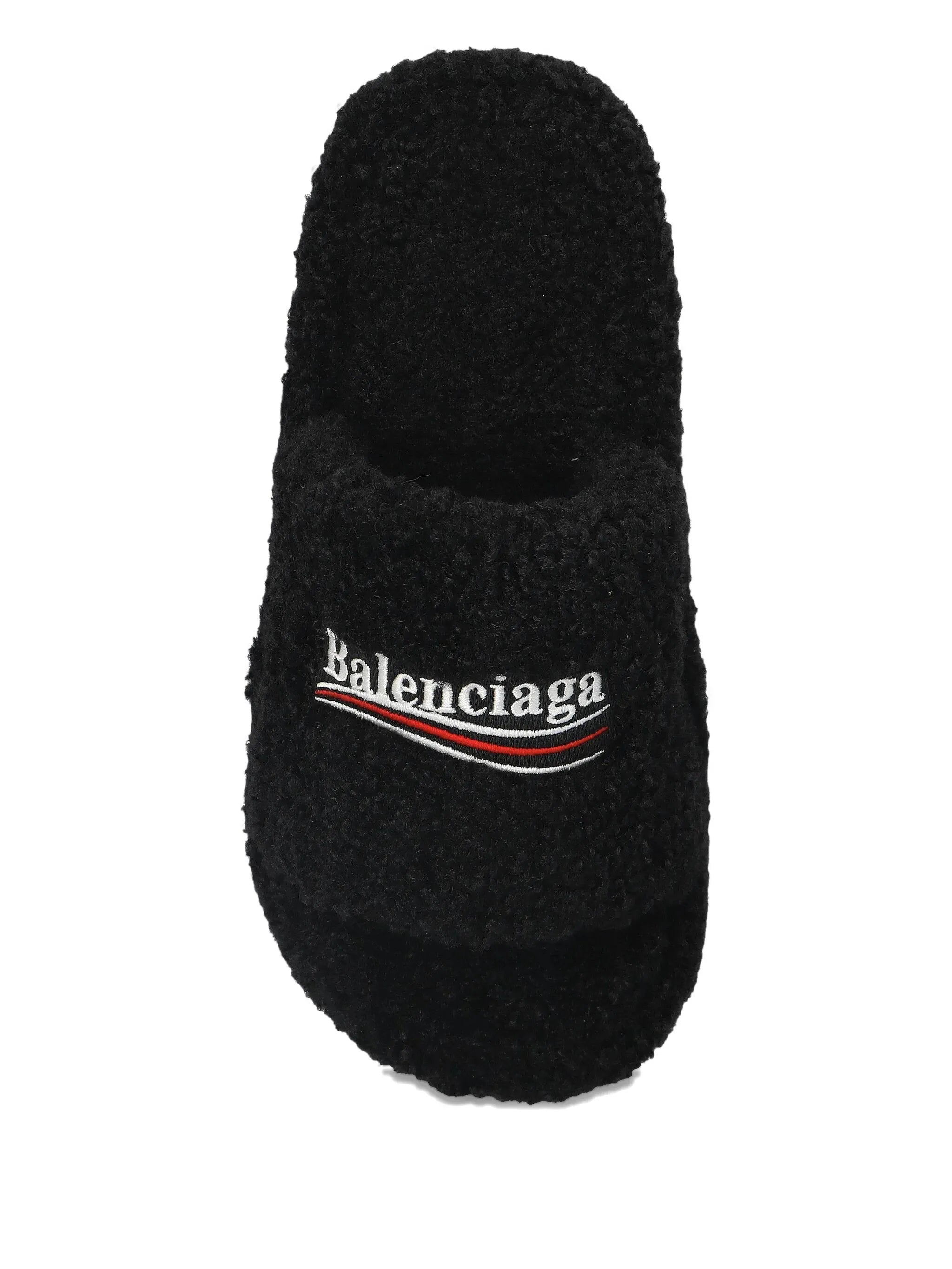 Balenciaga Balenciaga Logo-embroidered Platform Sandals, view 2