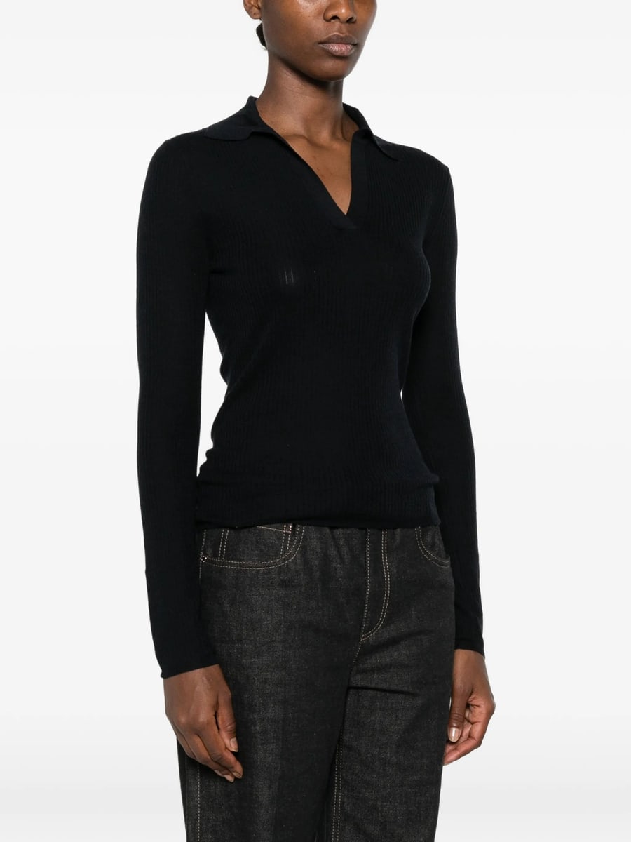 Max Mara Max Mara Ribbed-knit Gergo Sweater, view 4