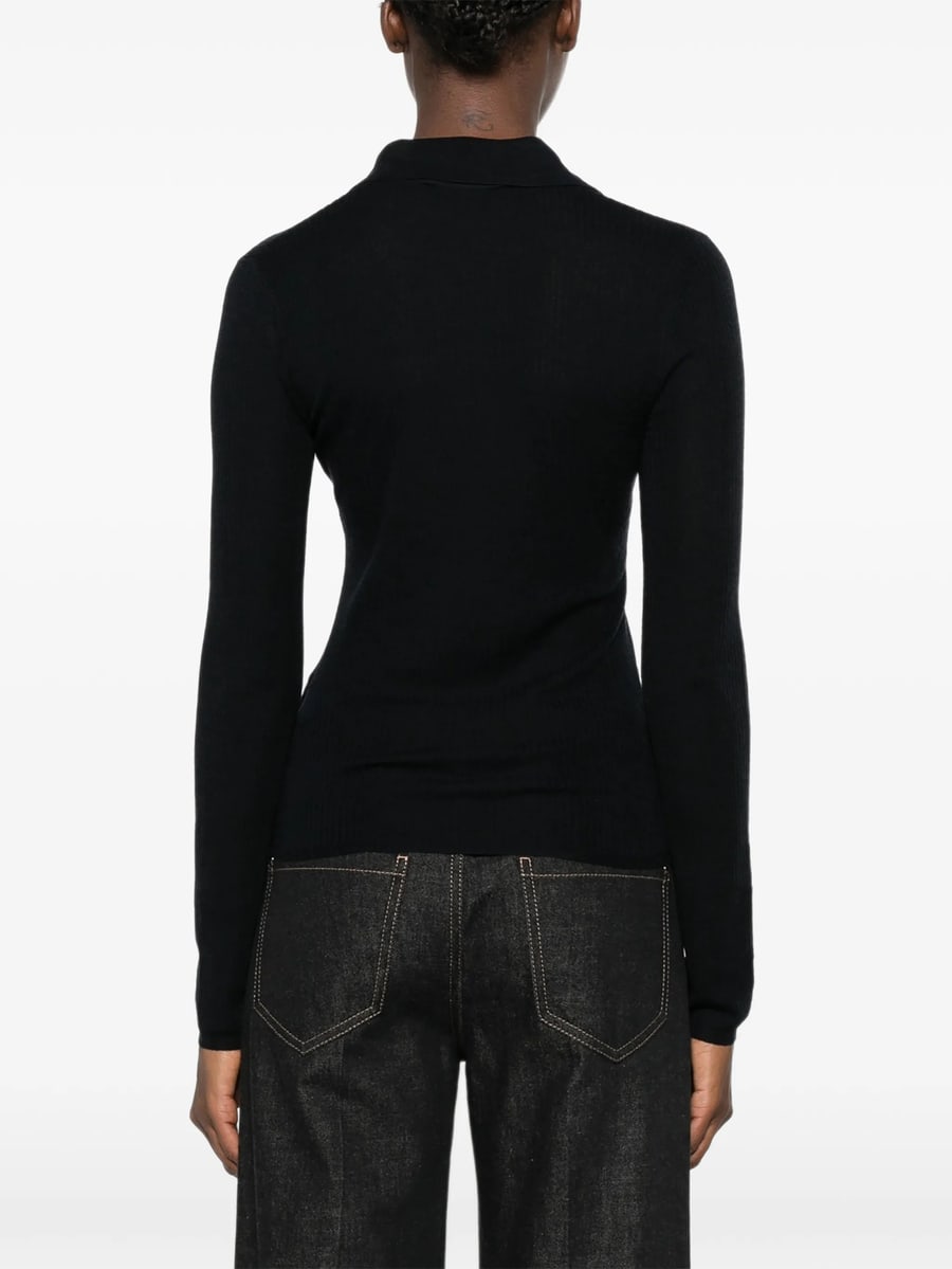 Max Mara Max Mara Ribbed-knit Gergo Sweater, view 5