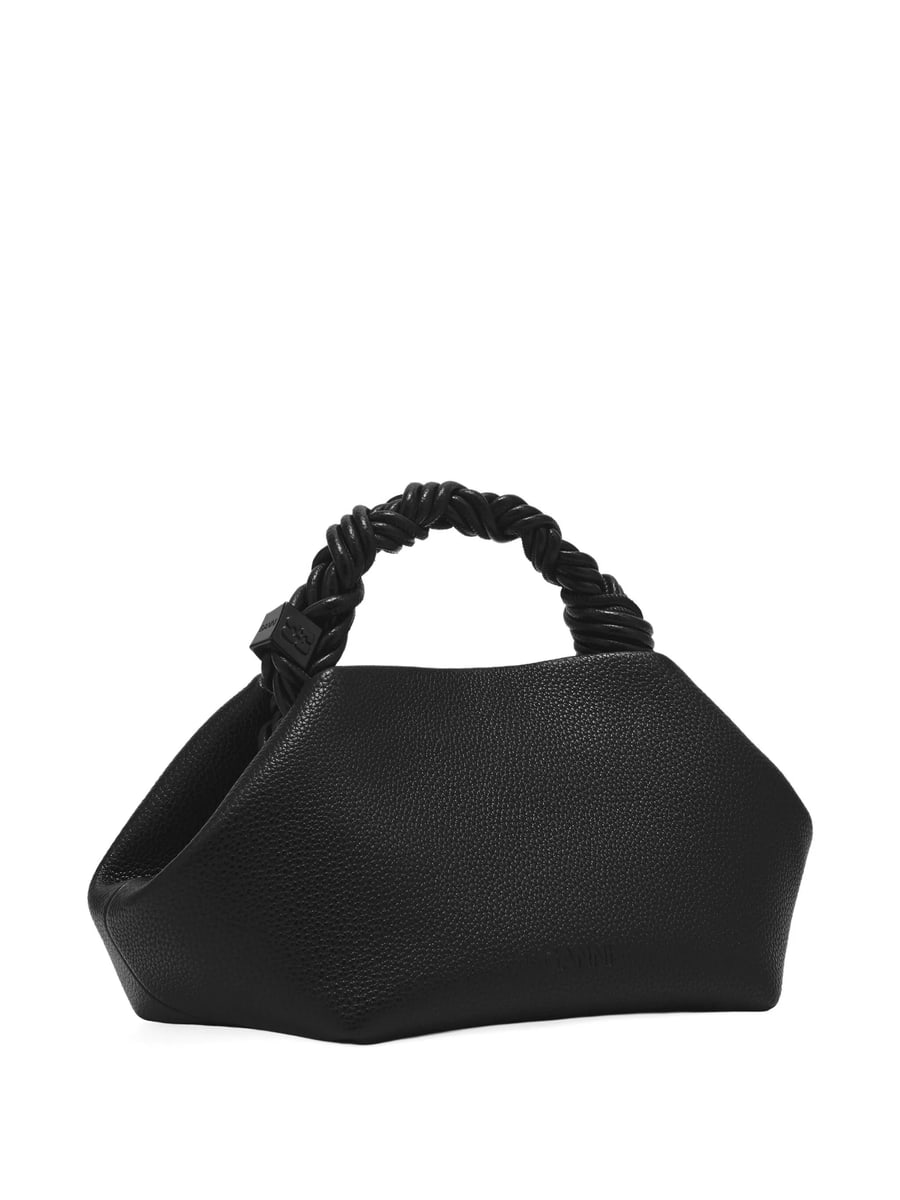 Ganni Ganni Small Bou Twisted-handle Tote Bag, view 2