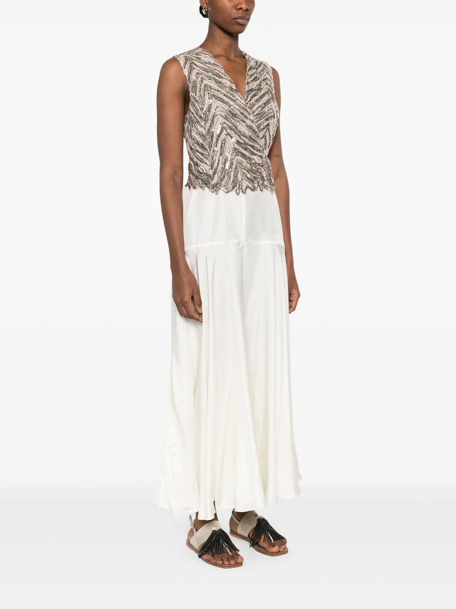 Brunello Cucinelli Brunello Cucinelli Sequin Chevron Knitwear, view 4