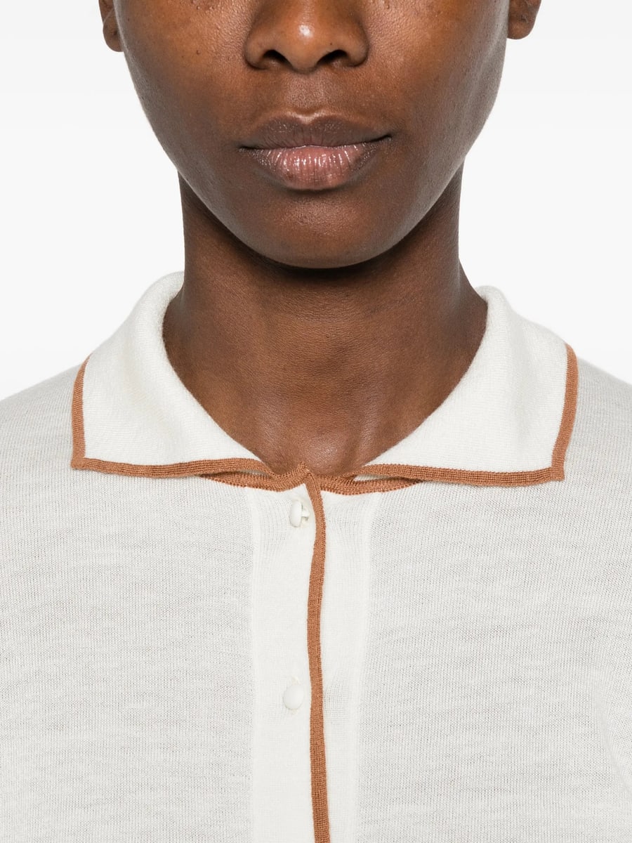 Max Mara Studio Max Mara Studio Contrast-trim Cardigan, view 2