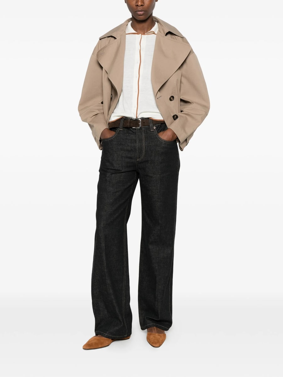 Max Mara Studio Max Mara Studio Contrast-trim Cardigan, view 4