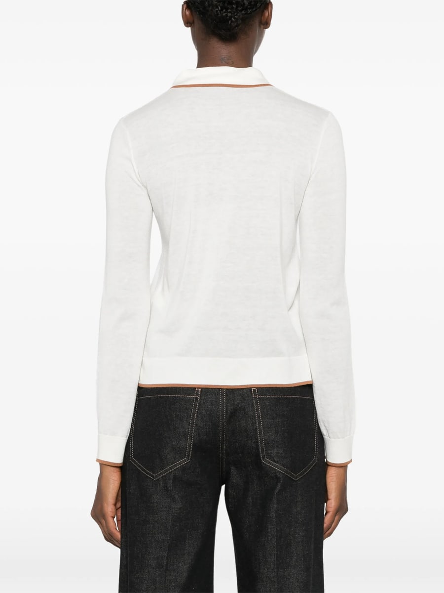 Max Mara Studio Max Mara Studio Contrast-trim Cardigan, view 5