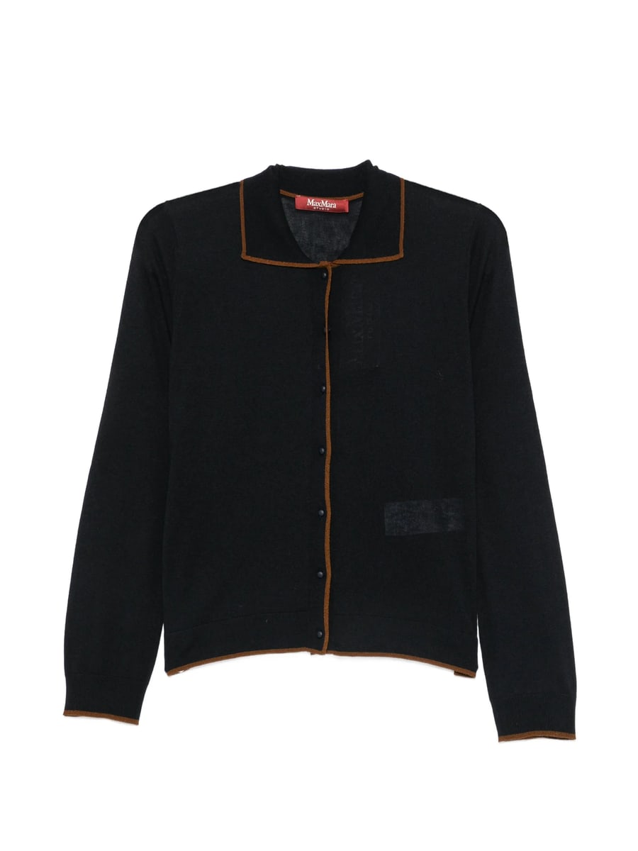 Max Mara Studio Max Mara Studio Pointed-collar Cardigan
