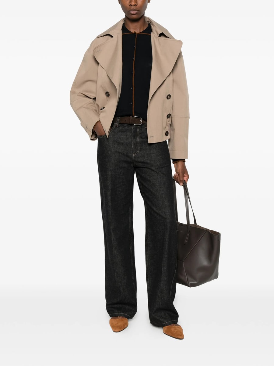 Max Mara Studio Max Mara Studio Pointed-collar Cardigan, view 4