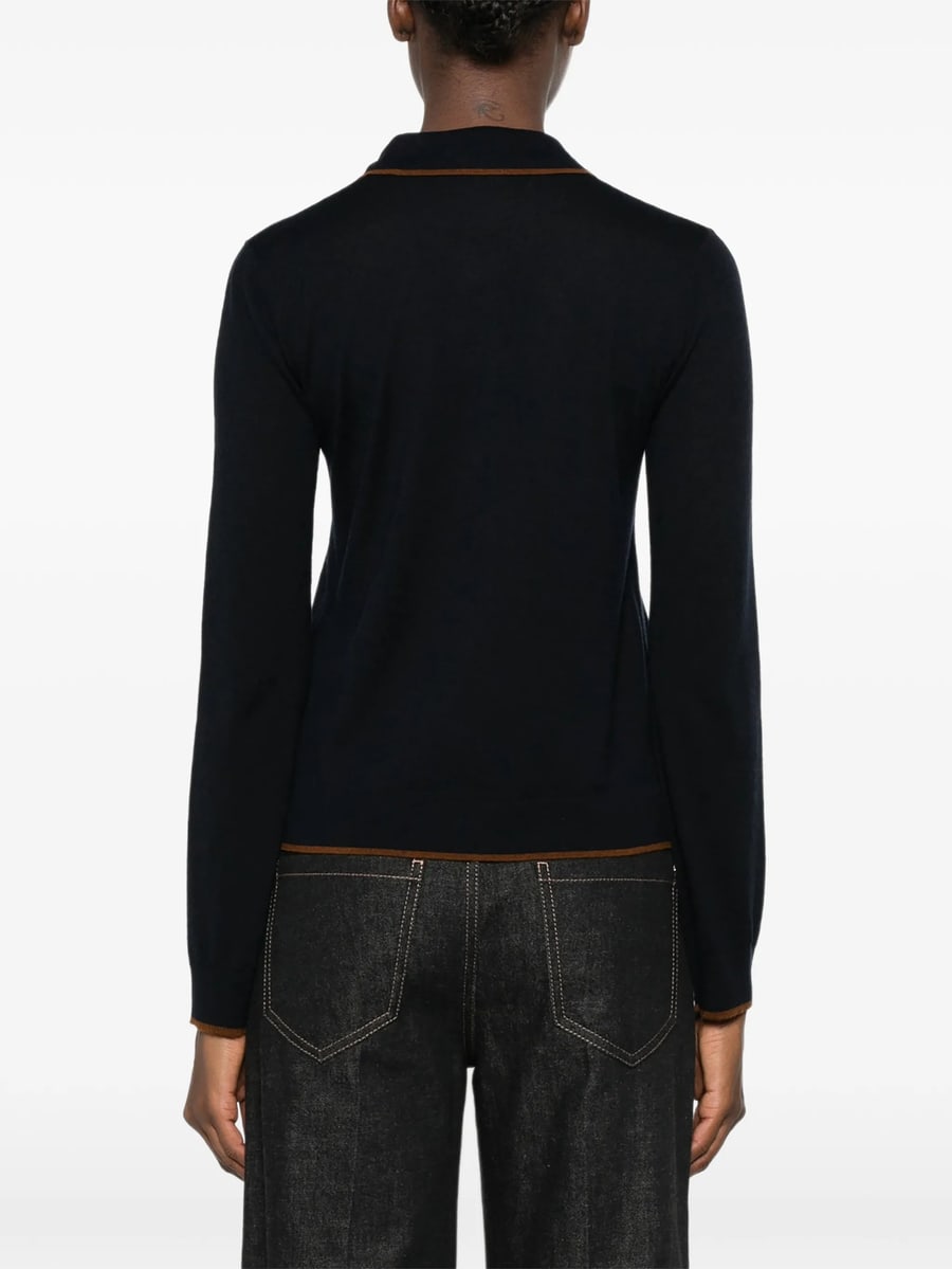 Max Mara Studio Max Mara Studio Pointed-collar Cardigan, view 5