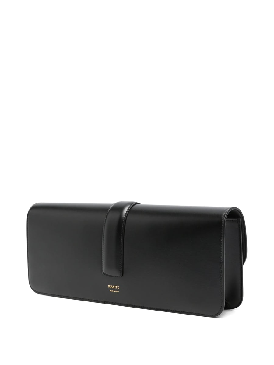 Khaite Khaite Blake Leather Flap-top Clutch Bag, view 3