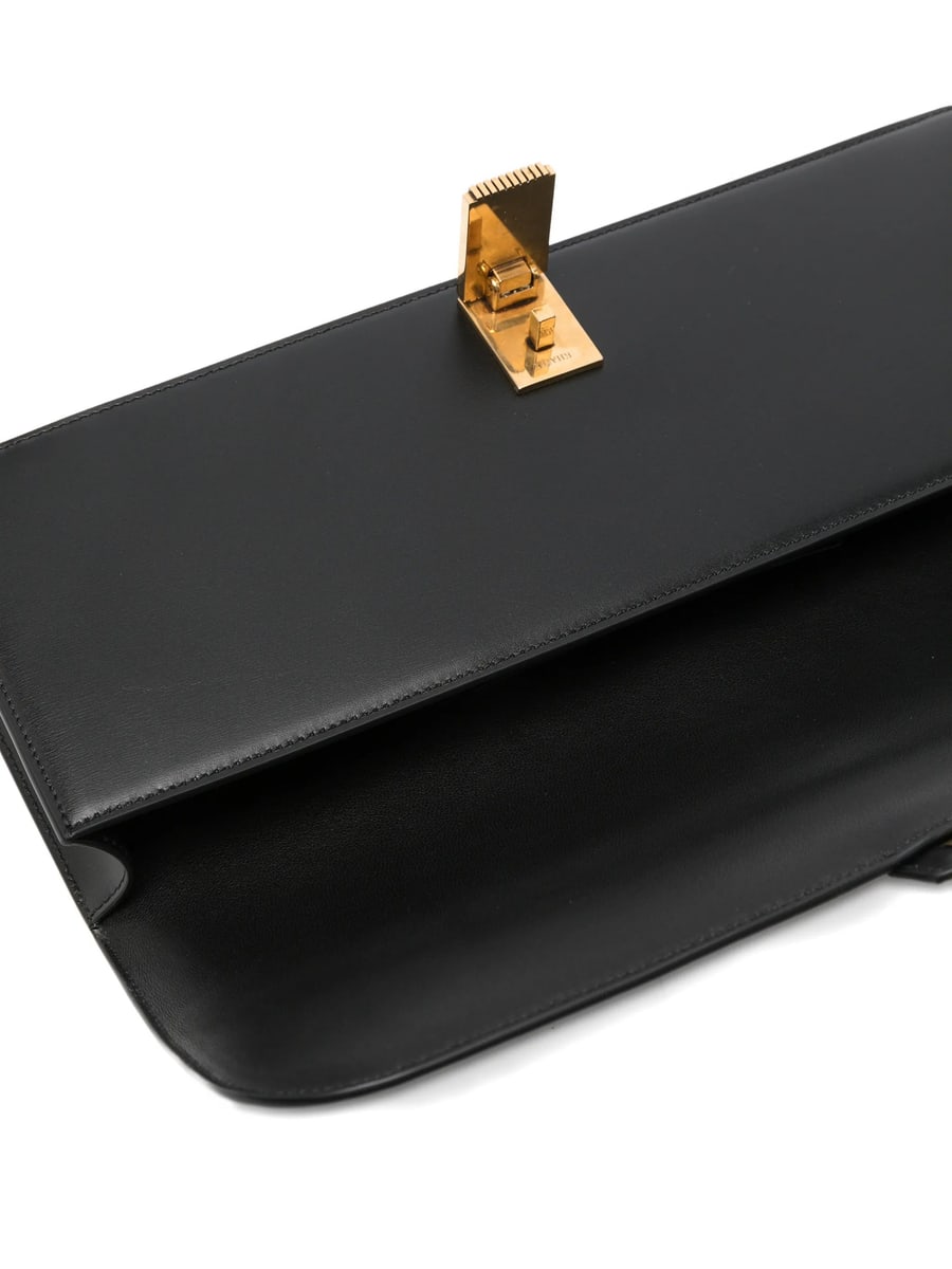 Khaite Khaite Blake Leather Flap-top Clutch Bag, view 5