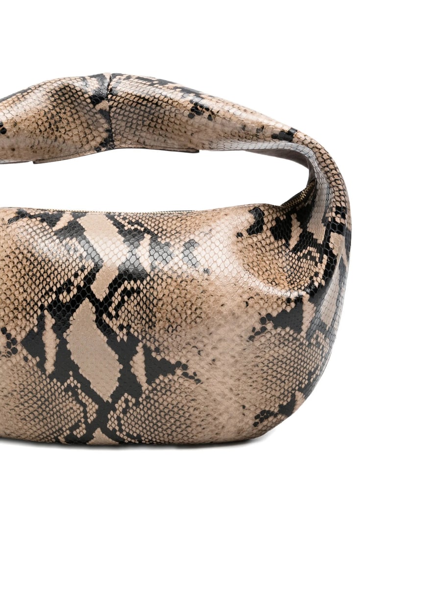 Khaite Khaite Medium Olivia Snake-effect Tote Bag, view 4