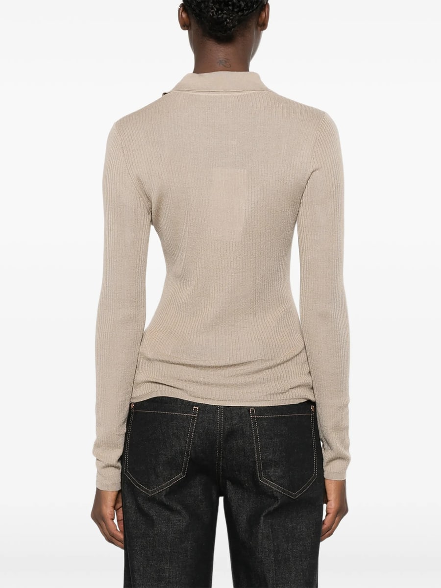 Max Mara Max Mara Ribbed-knit Fergo Sweater, view 5