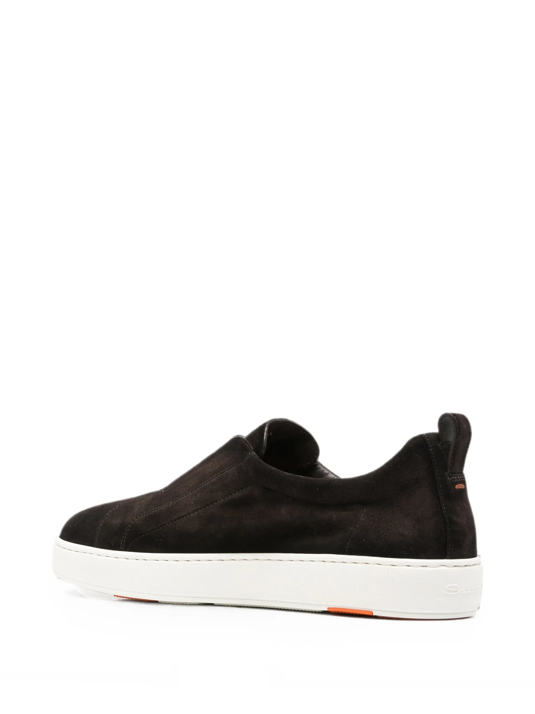 Santoni Santoni Victory Suede Slip-on Sneakers, view 2