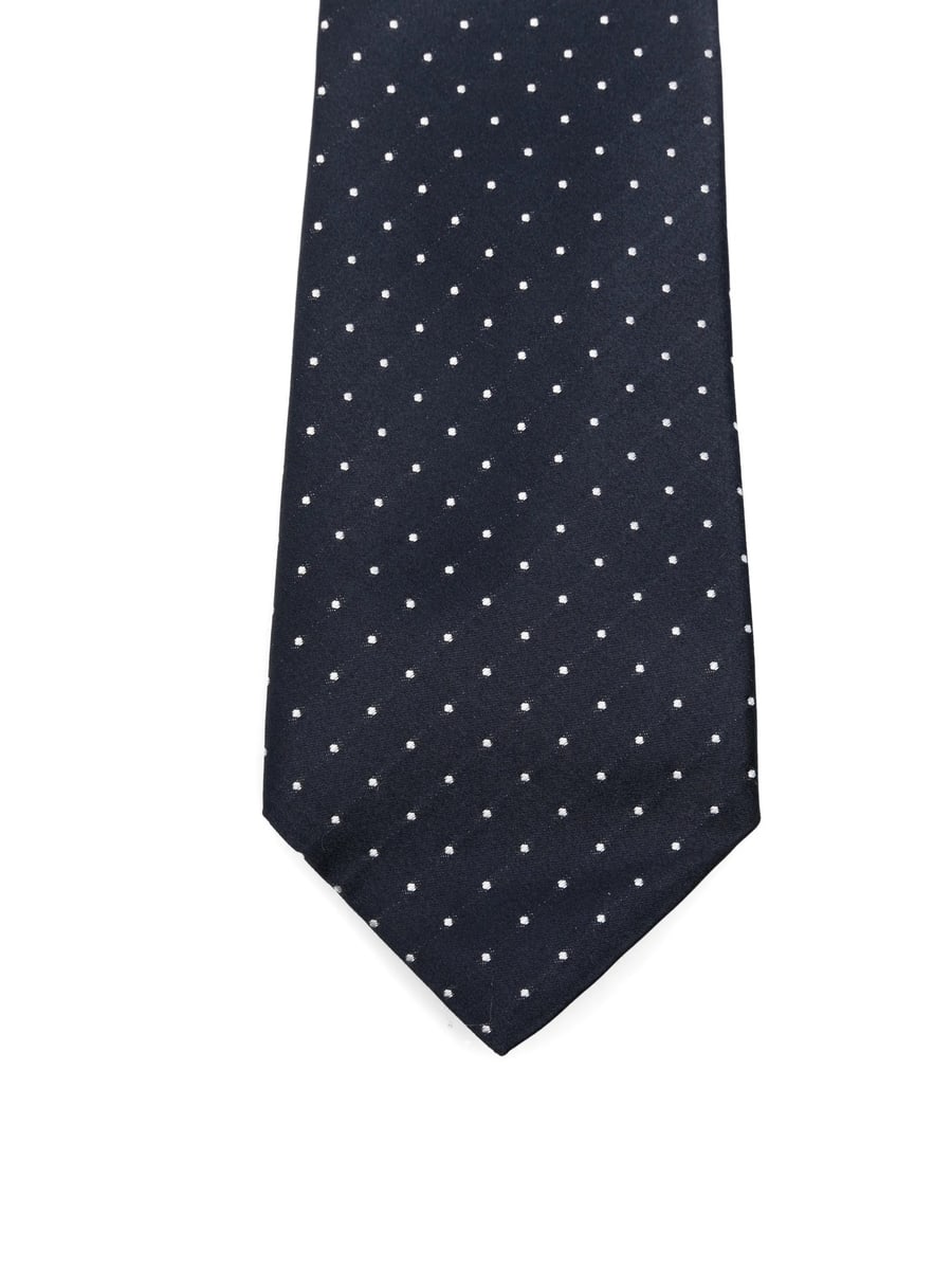 Canali Canali Polka-dot Silk Tie, view 2