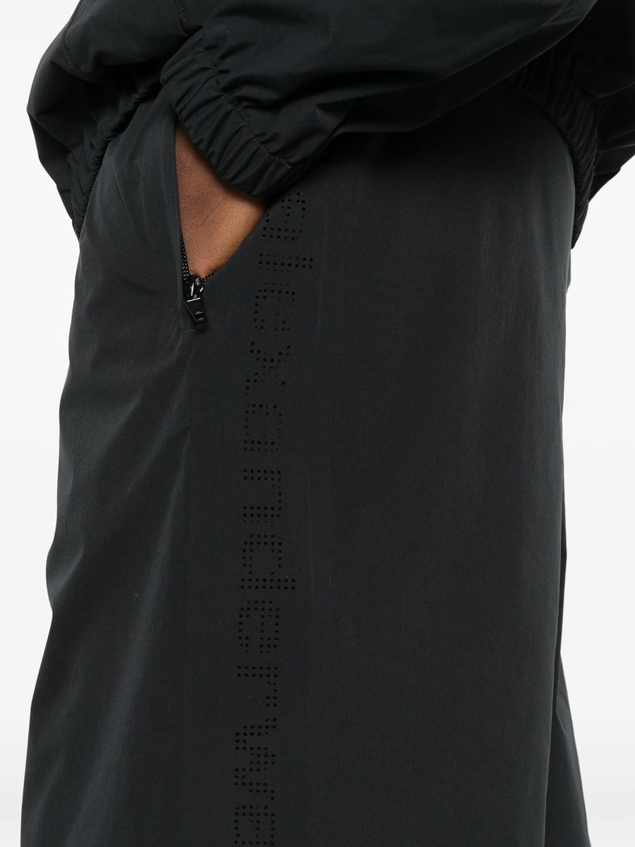 Alexander Wang Alexander Wang Perforated-logo Knee-length Shorts, view 2