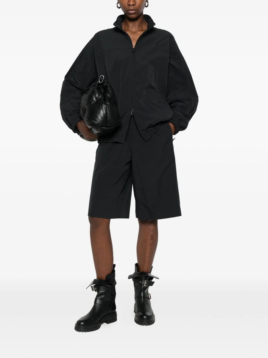 Alexander Wang Alexander Wang Perforated-logo Knee-length Shorts, view 4