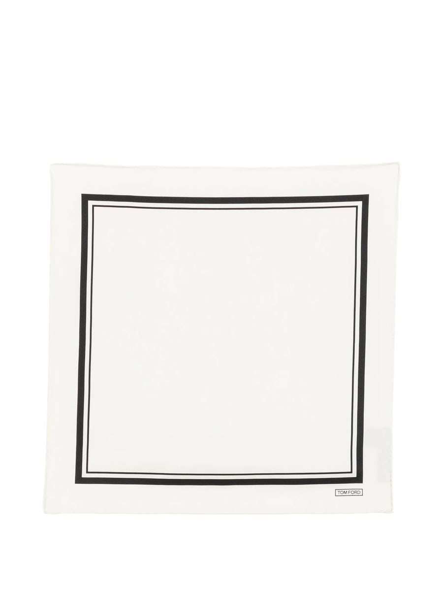Tom Ford Tom Ford Border-print Pocket Square
