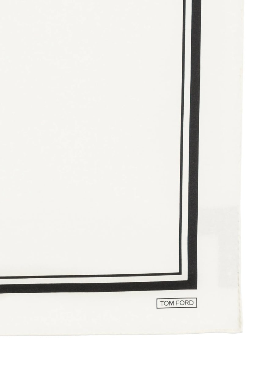 Tom Ford Tom Ford Border-print Pocket Square, view 3