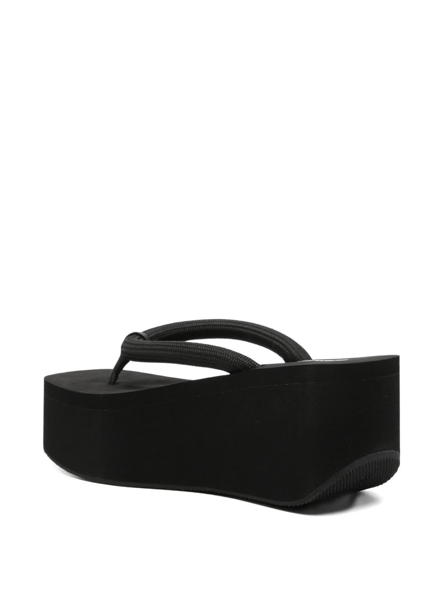 Alexander Wang Alexander Wang Logo-print Platform Sandals, view 2