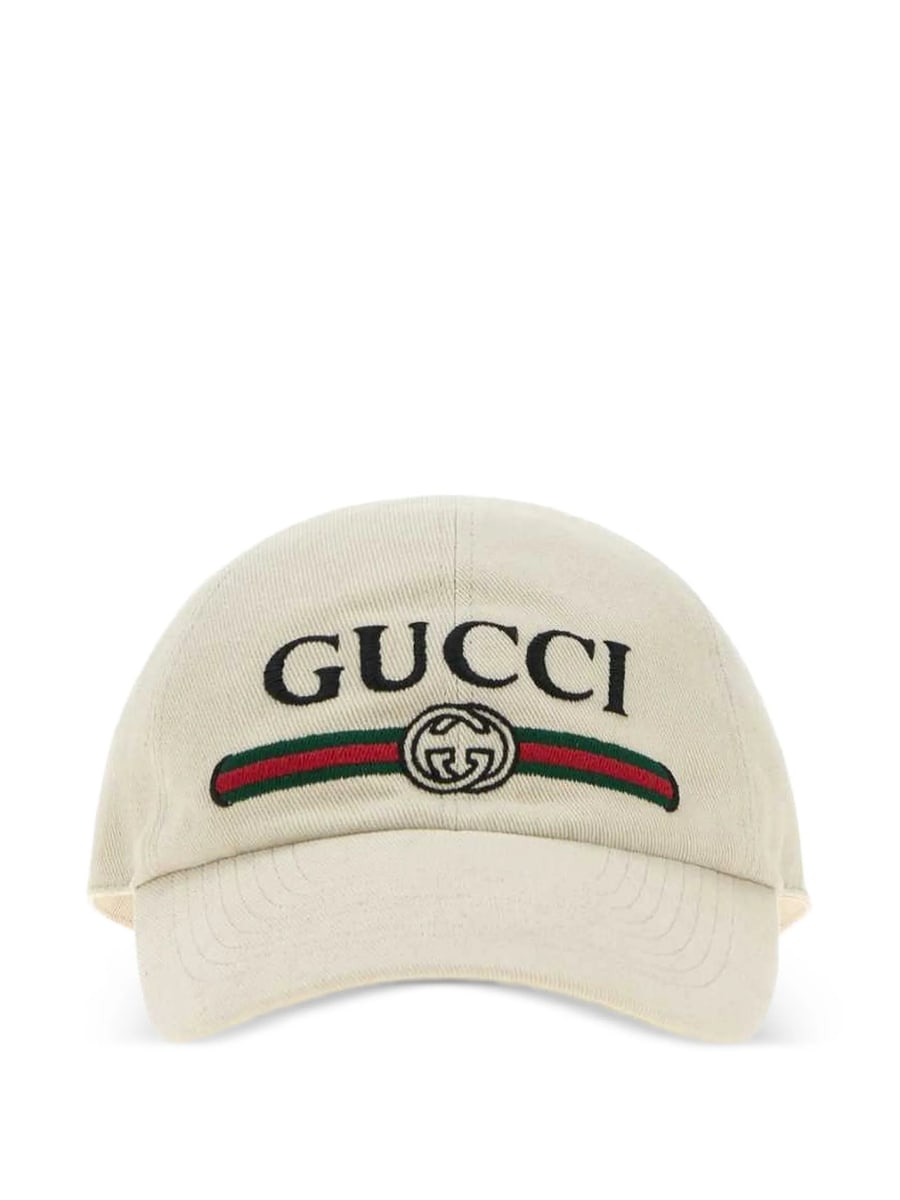 Gucci Gucci Logo-embroidered Web-stripe Baseball Cap
