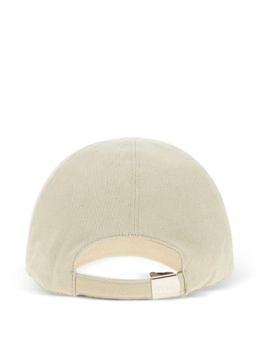 Gucci Gucci Logo-embroidered Web-stripe Baseball Cap, view 2