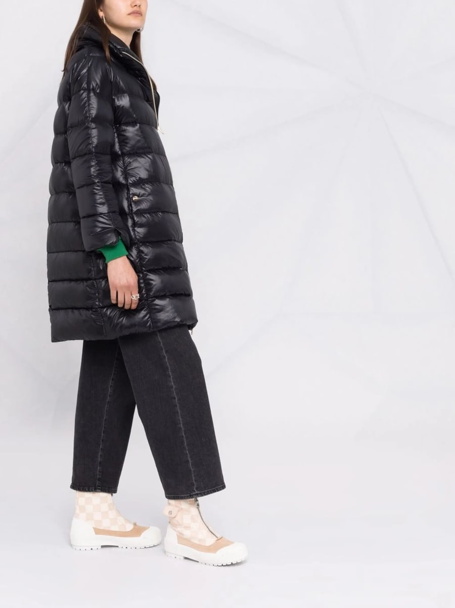 Herno Herno Matilde Quilted Coat, view 2