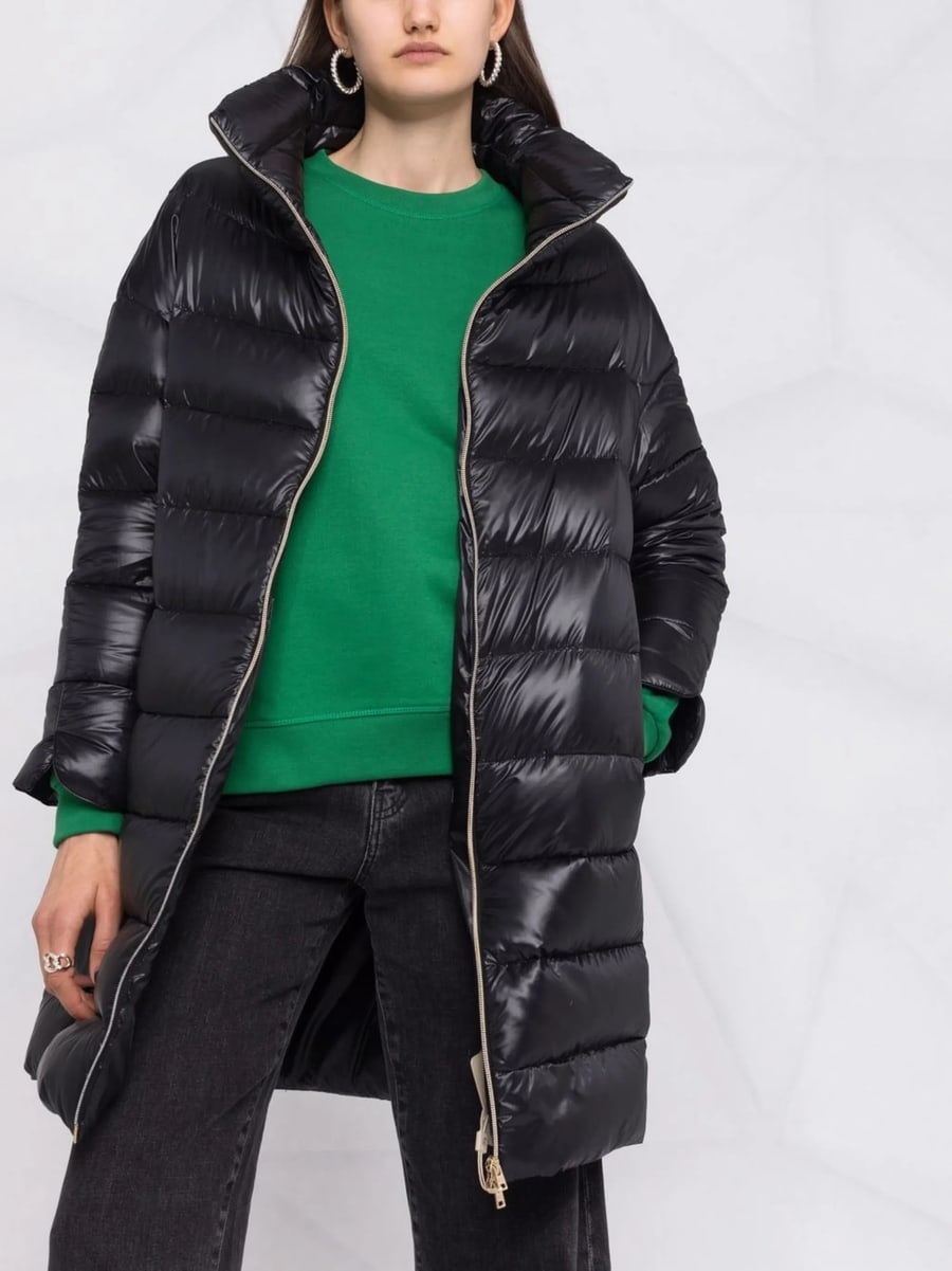 Herno Herno Matilde Quilted Coat, view 3