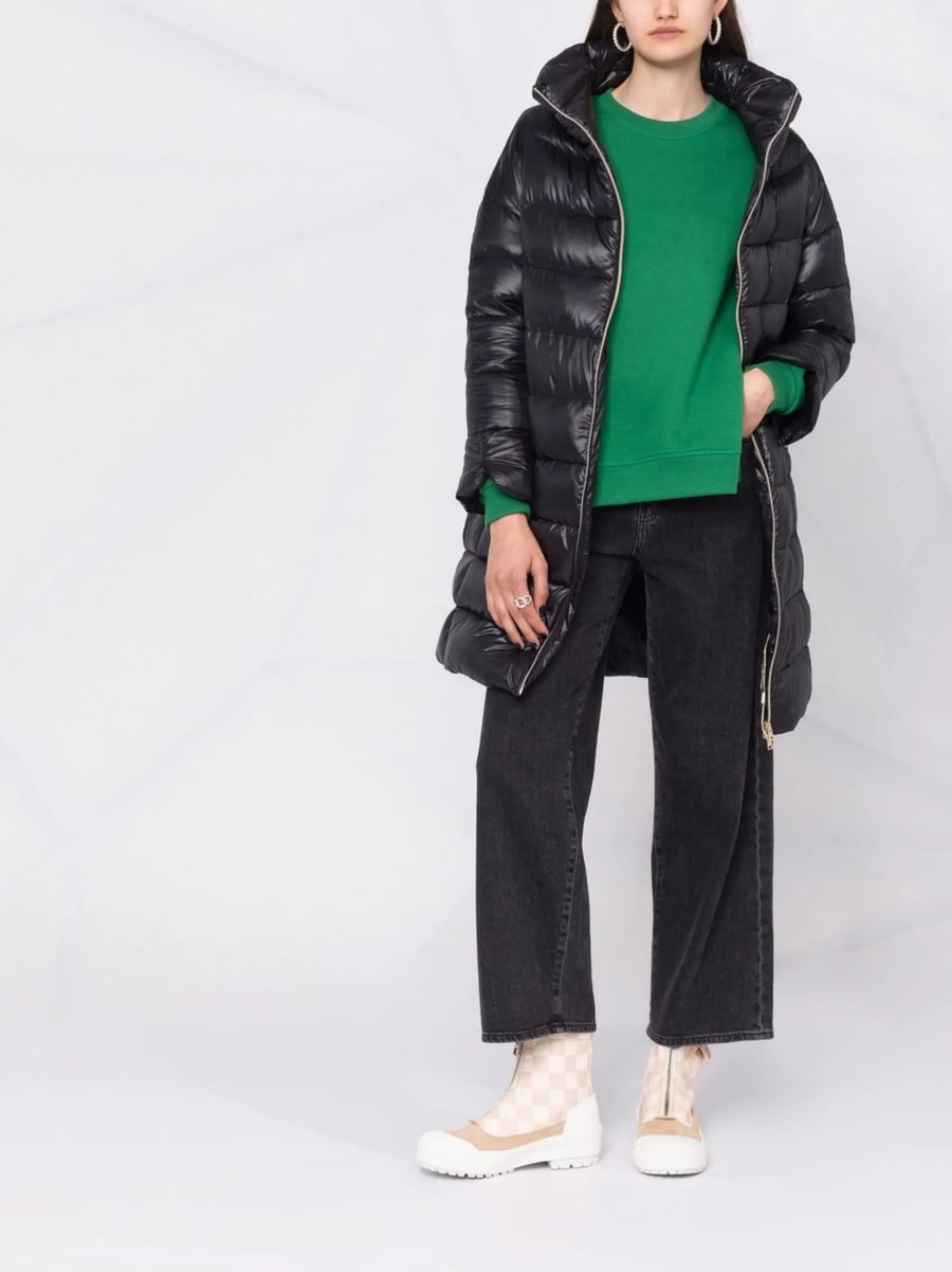 Herno Herno Matilde Quilted Coat, view 5