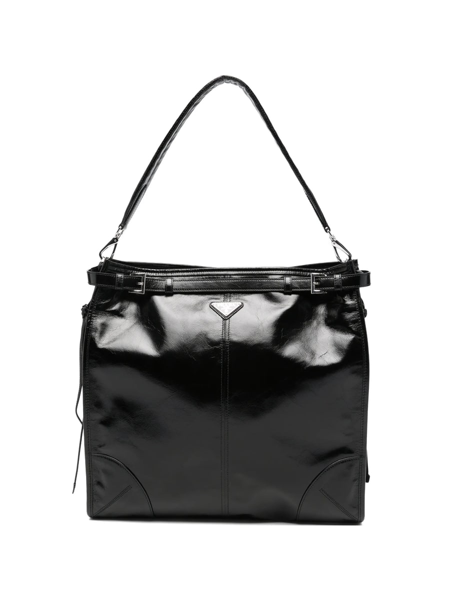 Prada Prada Bonnie Leather Shoulder Bag