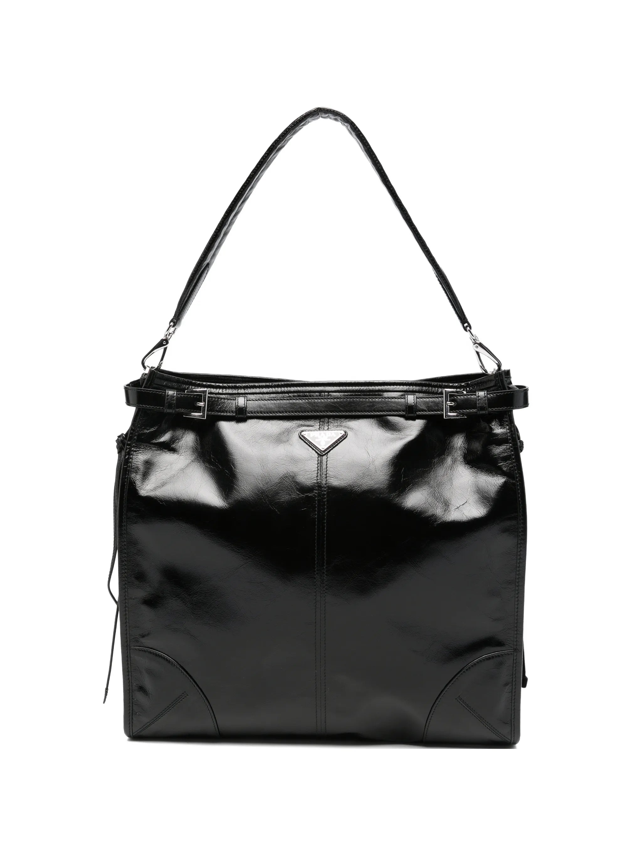 Prada Prada Bonnie Leather Shoulder Bag