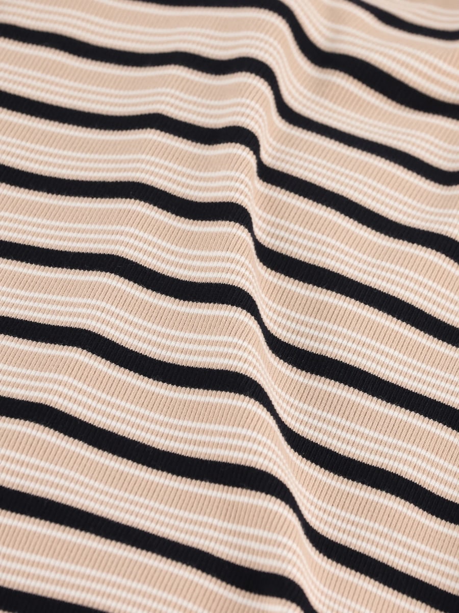Fendi Fendi Striped Logo-patch T-shirt, view 3