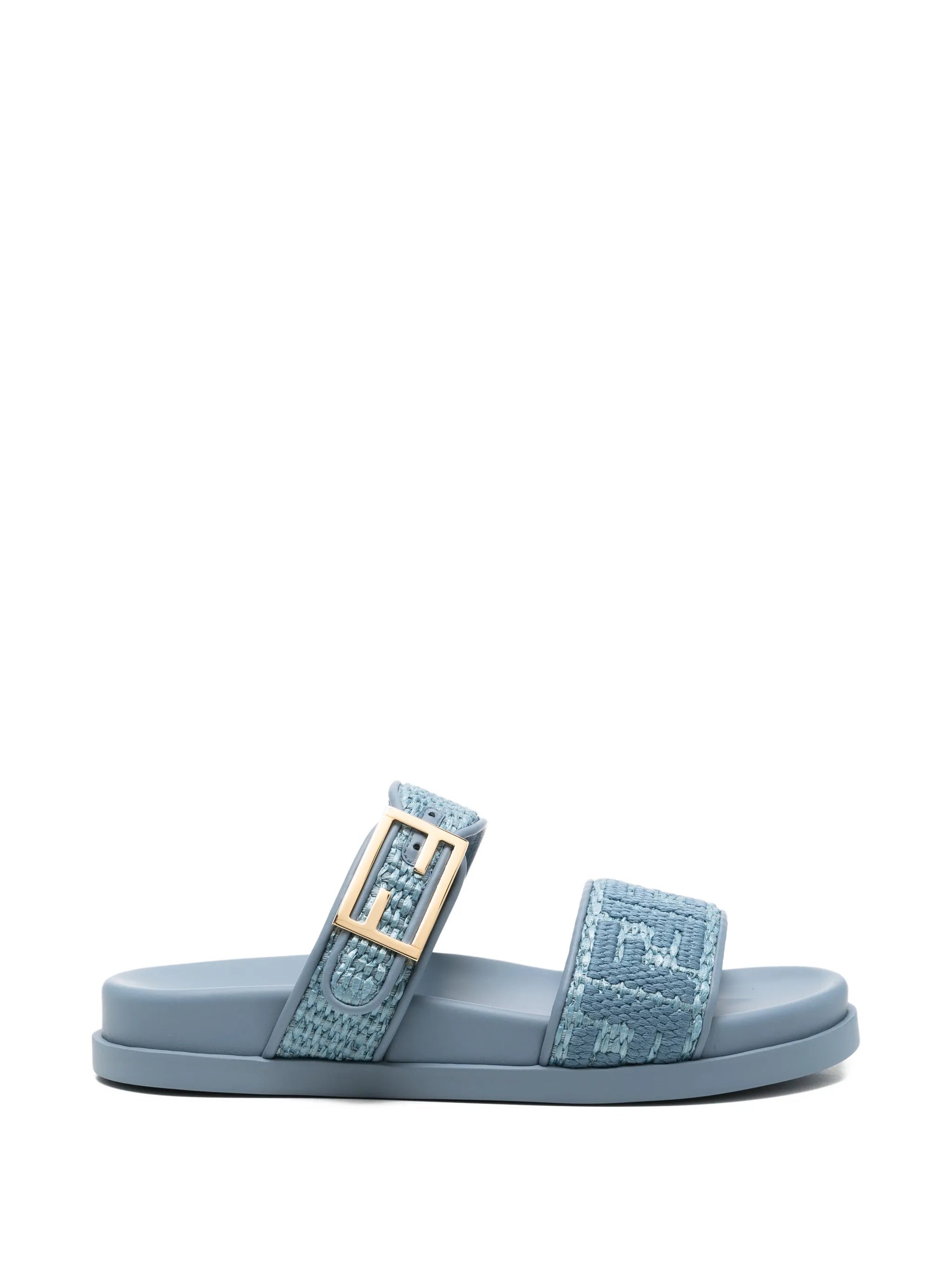 Fendi Fendi Feel Slide Buckled Flat Sandals