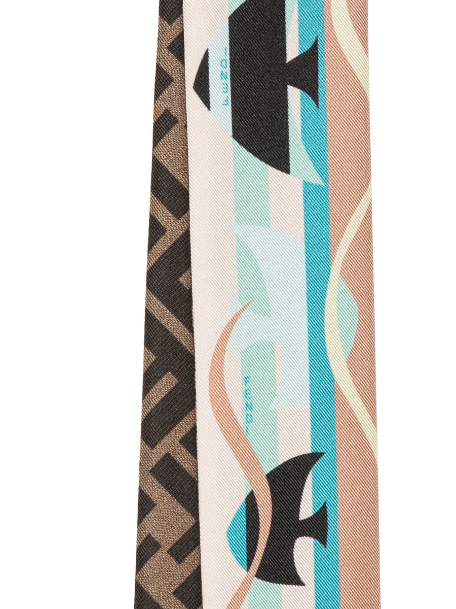 Fendi Fendi Fish-print Scarf, view 2