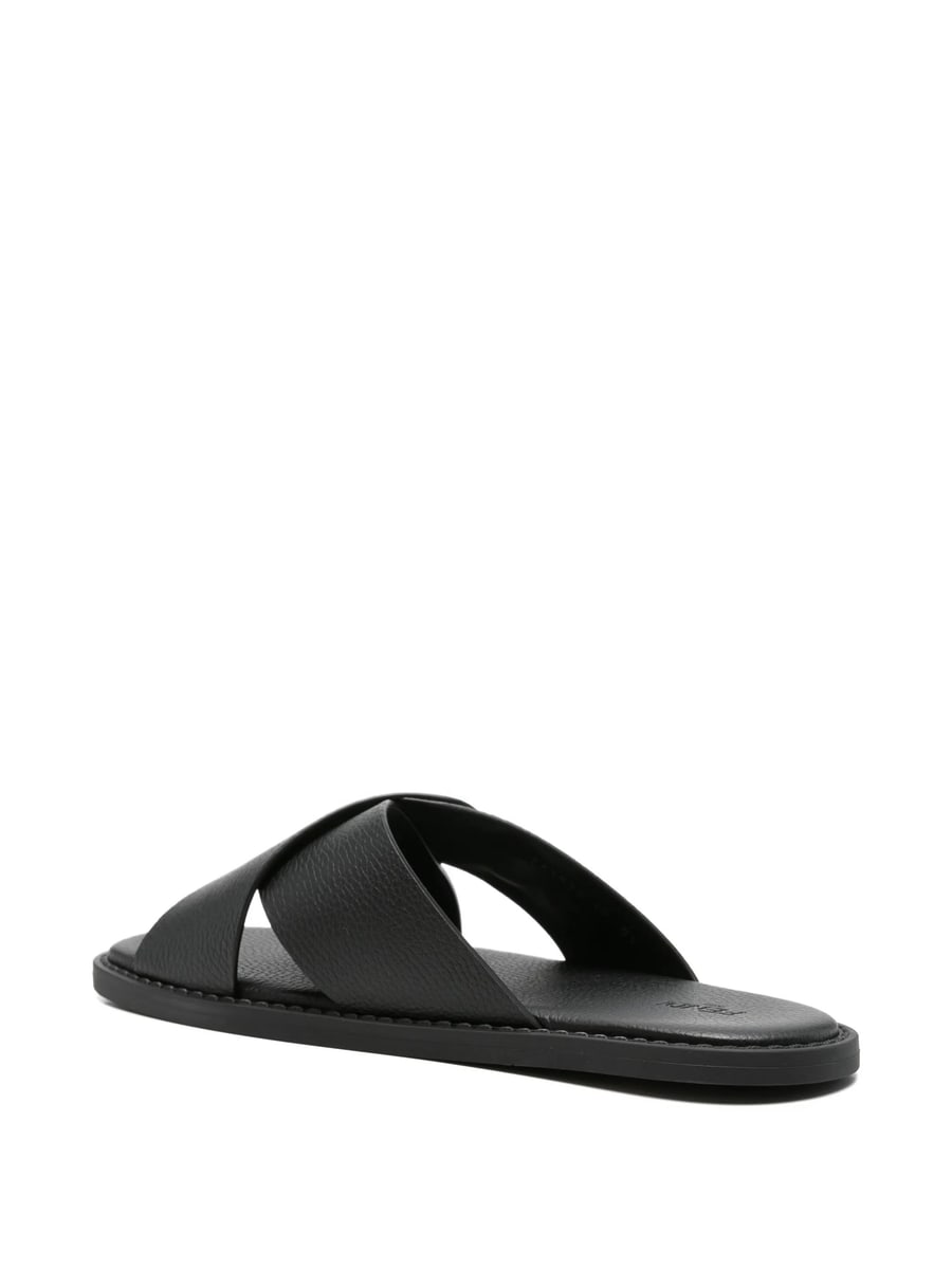 Fendi Fendi FF-logo Crossover-strap Sandals, view 3