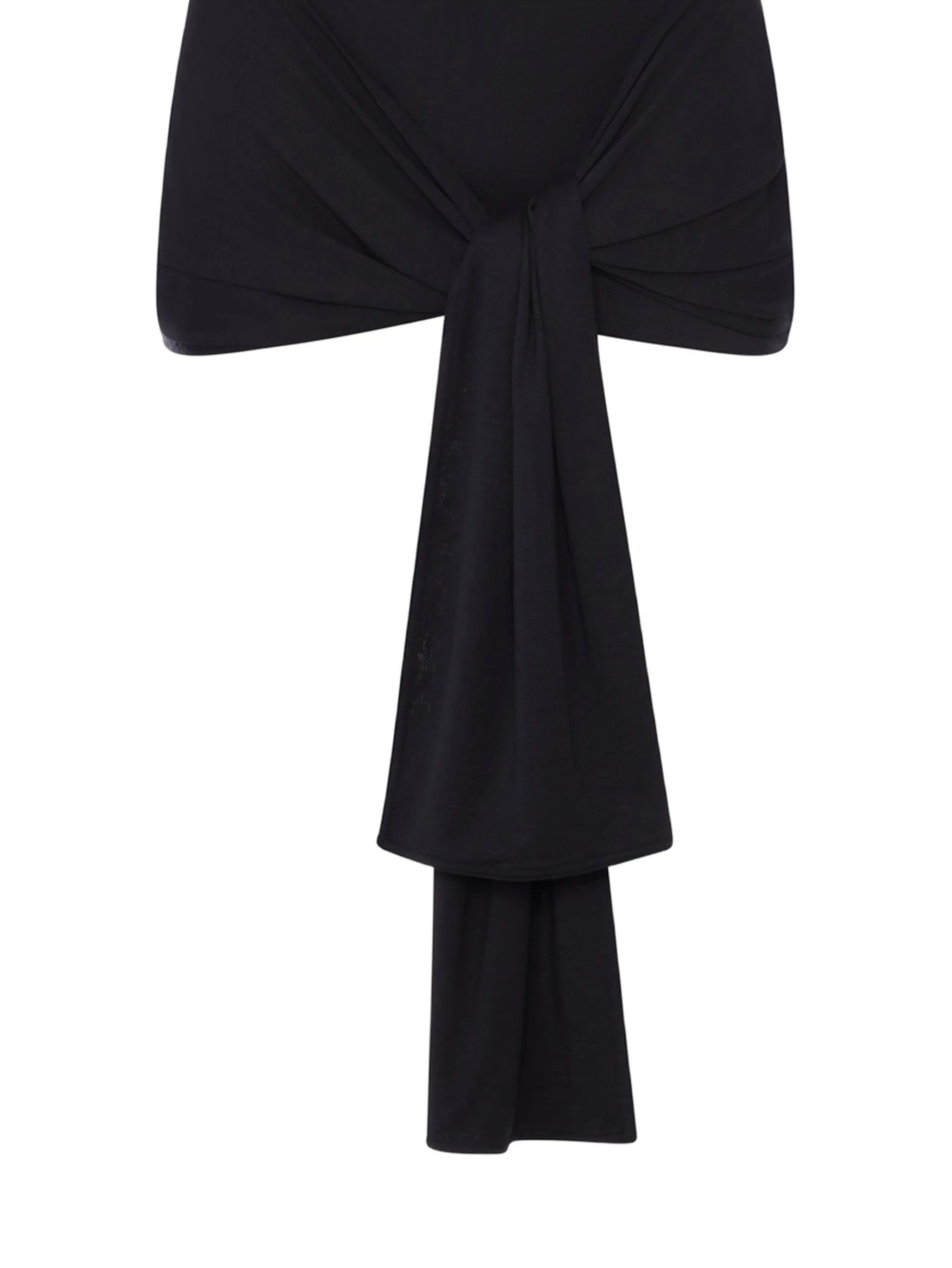 Toteme Toteme Belted Draped T-shirt, view 2
